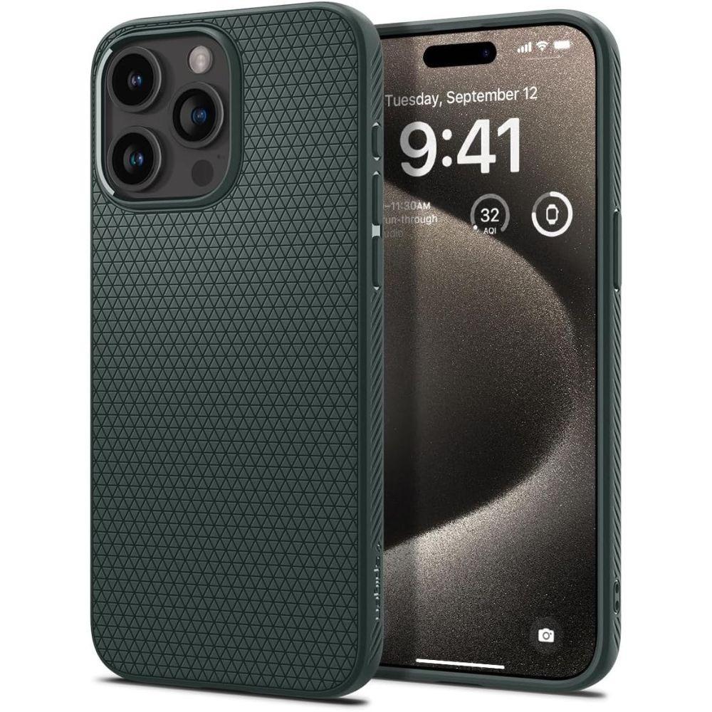 Spigen nakładka Liquid Air do iPhone 15 Pro Max 6,7&quot; zielona