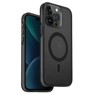 Etui UNIQ Calio Magclick Charging do iPhone 15 Pro - szare