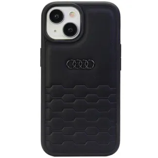 Etui Audi GT Synthetic Leather do iPhone 15 - czarne