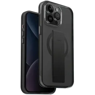 Etui UNIQ Heldro Mag Magclick Charging na iPhone 15 Pro Max - czarne