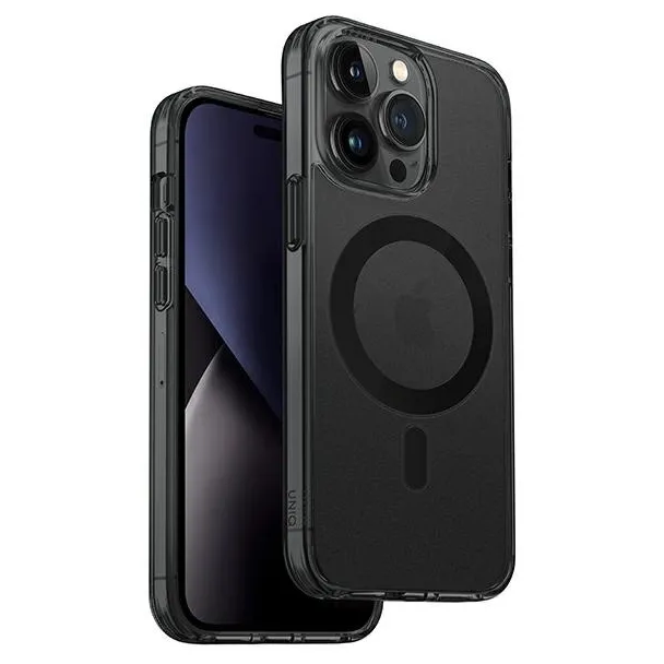 Etui Uniq LifePro Xtreme Magclick Charging na iPhone 14 Pro - szaro-czarne