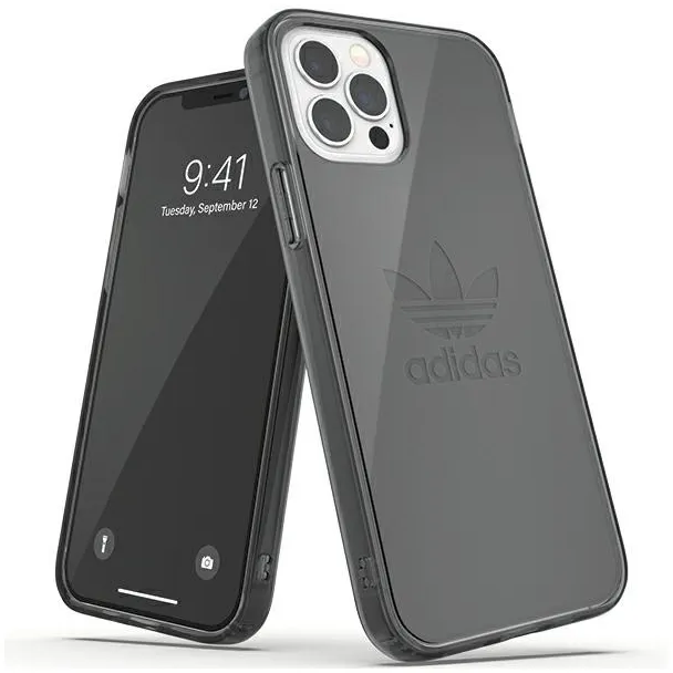Etui Adidas OR Protective Clear Case na iPhone 12 / iPhone 12 Pro - czarne