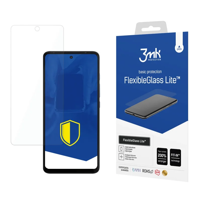 Szkło hybrydowe 3mk FlexibleGlass Lite™ na Motorola Moto G60 / G60s