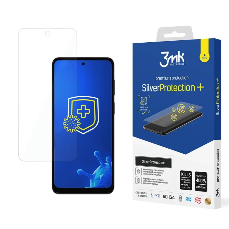 Folia ochronna antybakteryjna 3mk SilverProtection+ na Motorola Moto G22