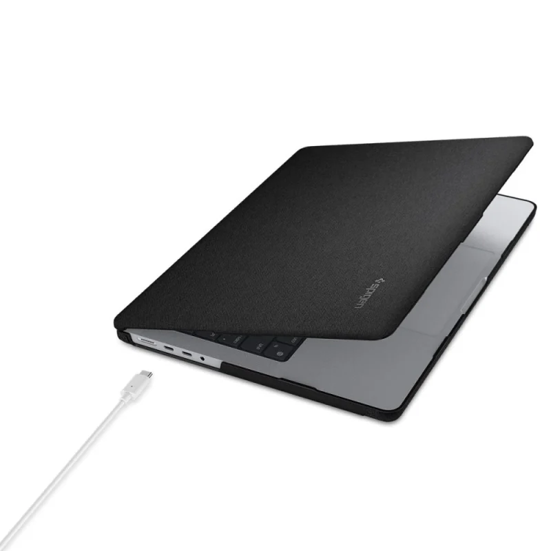 Etui Spigen Urban Fit na Macbook Pro 16'' 2021-2023 - czarne - obrazek 7