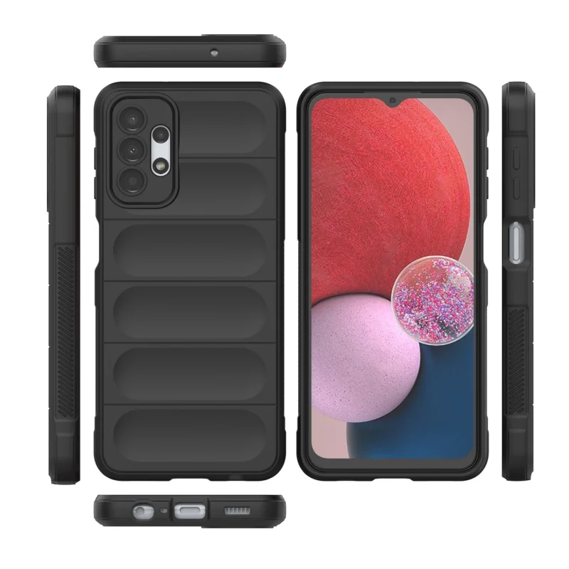 Magic Shield Case etui do Samsung Galaxy A13 5G elastyczny pancerny pokrowiec czarny - obrazek 2