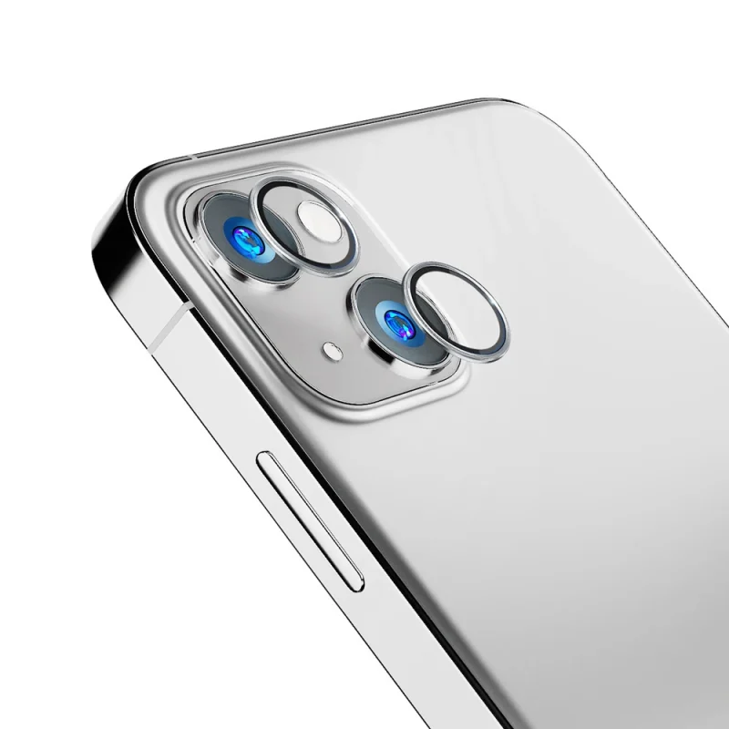 Osłona aparatu 3mk Lens Protection Pro na iPhone 14 Plus - srebrna - obrazek 2