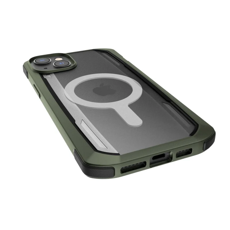 Raptic X-Doria Secure Case etui iPhone 14 z MagSafe pancerny pokrowiec zielony - obrazek 7