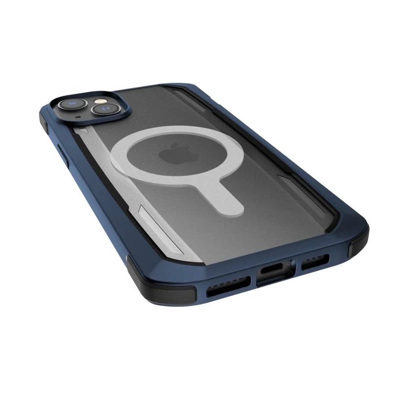 Raptic X-Doria Secure Case etui iPhone 14 Pro z MagSafe pancerny pokrowiec niebieski - obrazek 7