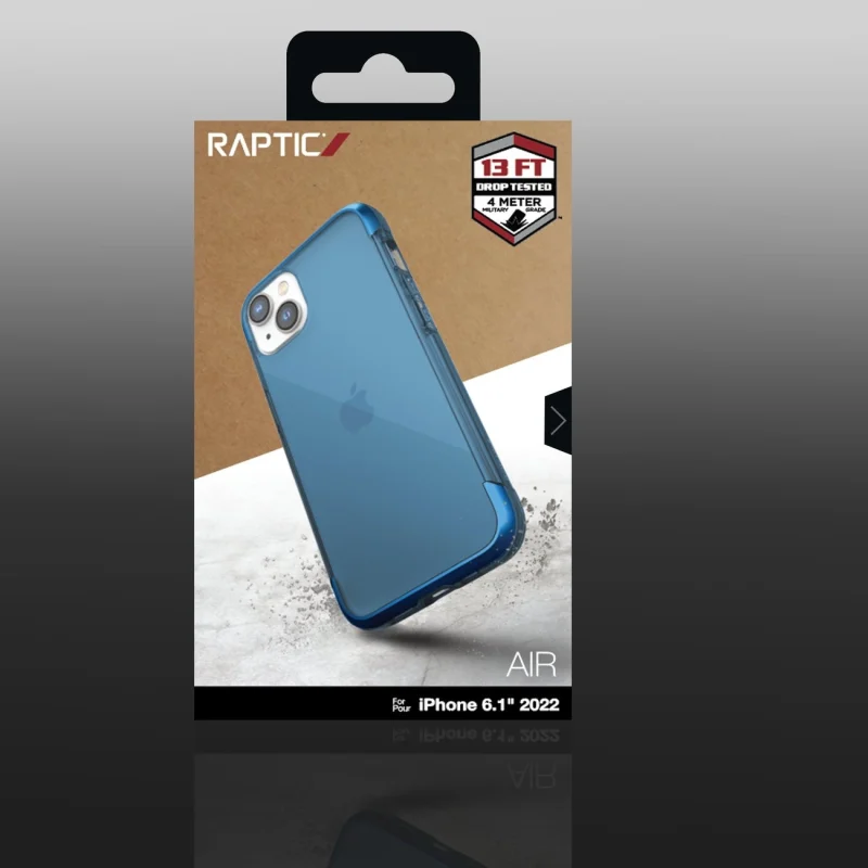 Raptic X-Doria Air Case etui iPhone 14 pancerny pokrowiec niebieski - obrazek 3