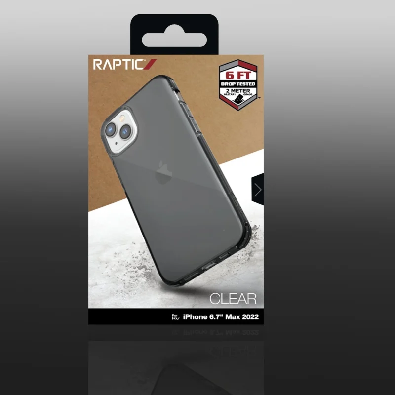 Raptic X-Doria Clear Case etui iPhone 14 Plus pancerny pokrowiec szary - obrazek 3