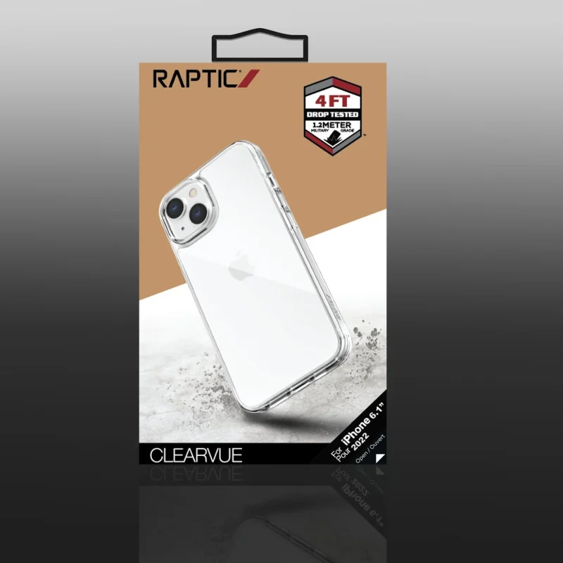 Raptic X-Doria Clearvue Case etui iPhone 14 pokrowiec plecki przezroczysty - obrazek 3