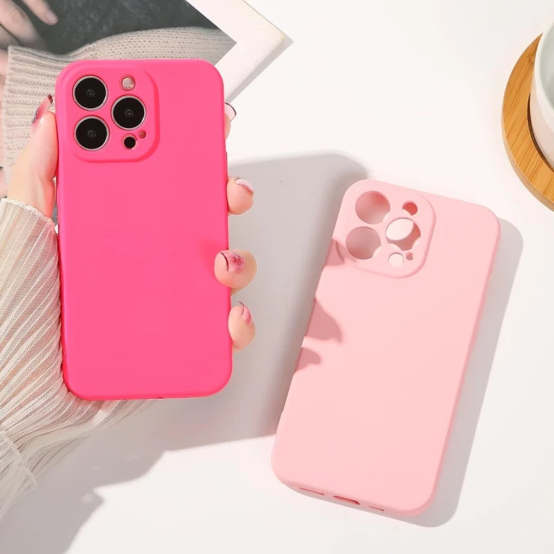 Silicone case etui Xiaomi Redmi Note 11 / Note 11S silikonowy pokrowiec czarne - obrazek 11