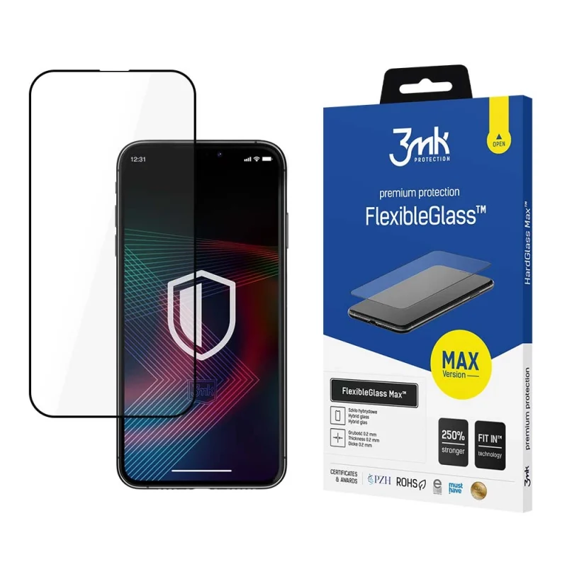 Szkło hybrydowe 3mk FlexibleGlass Max™ na iPhone 14 Pro