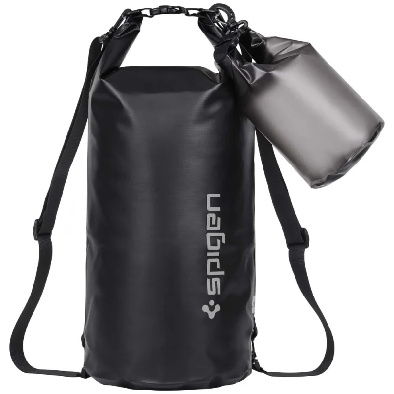 Torba Spigen Aqua Shield A630 wodoodporna 20 l + torba 2 l - czarna - obrazek 2