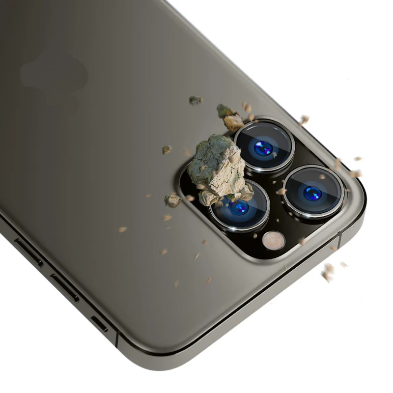 Osłona aparatu 3mk Lens Protection Pro na iPhone 13 Pro / iPhone 13 Pro Max - grafitowa - obrazek 3