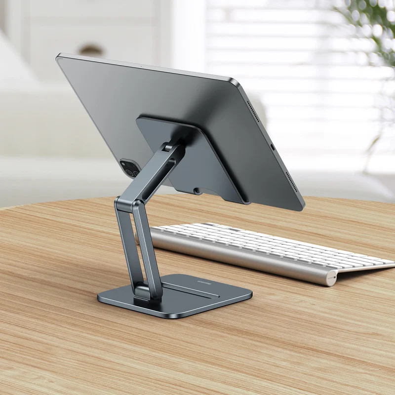 Baseus Desktop Biaxial Foldable podstawka/stojak metalowy do tabletu szary (LUSZ000113) - obrazek 10