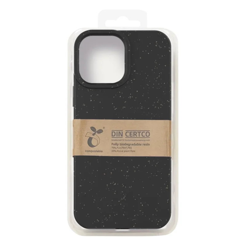 Eco Case etui iPhone 14 Plus silikonowy degradowalny pokrowiec czarne - obrazek 3