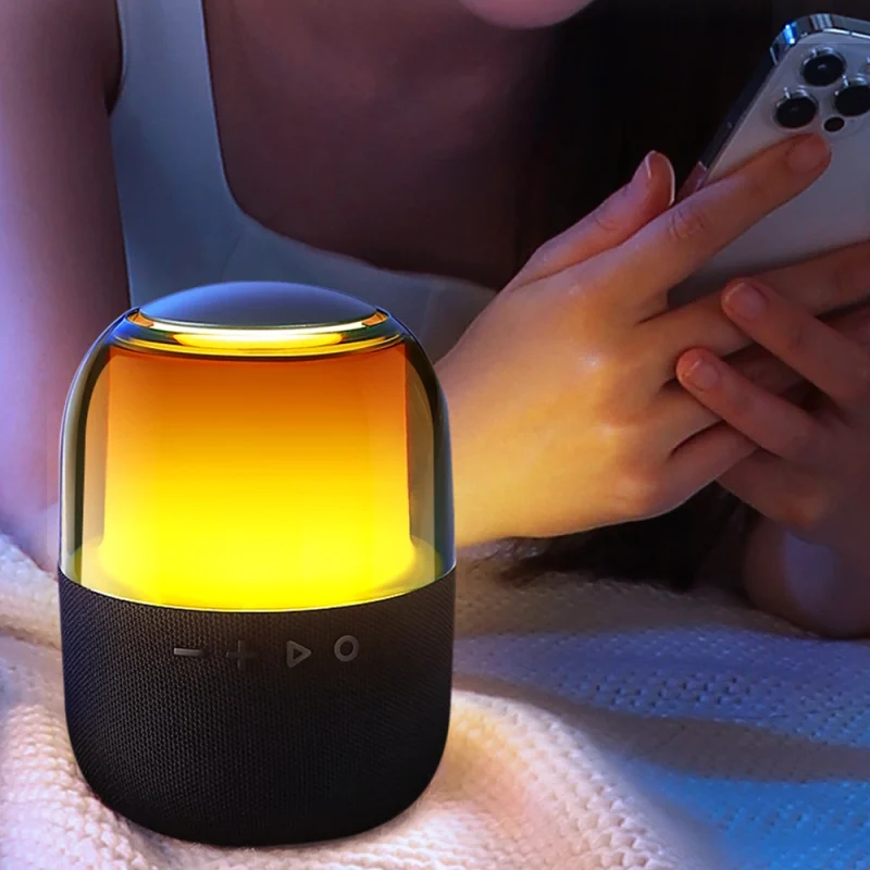 Joyroom głośnik bezprzewodowy Bluetooth 5.3 RGB 8W czarny (JR-ML05) - obrazek 5