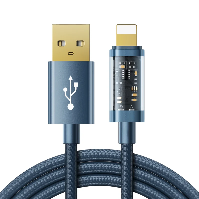 Kabel Joyroom S-UL012A12 USB-A / Lightning 2.4A 20W 1.2m - niebieski