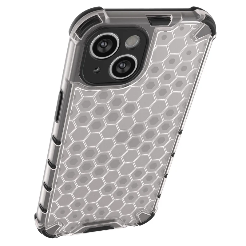 Honeycomb etui iPhone 14 pancerny hybrydowy pokrowiec czarne - obrazek 15