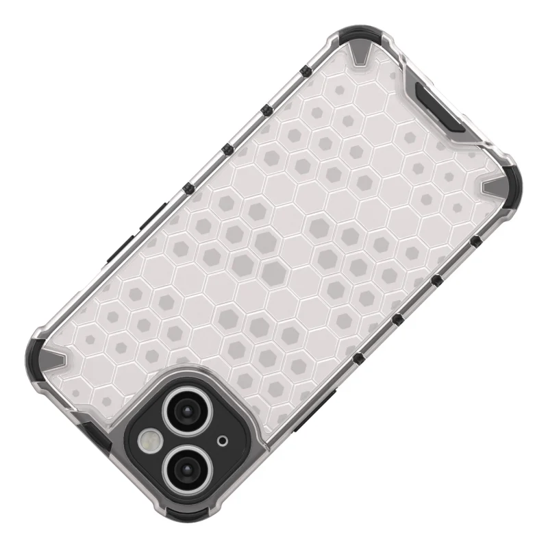 Honeycomb etui iPhone 14 pancerny hybrydowy pokrowiec czarne - obrazek 5