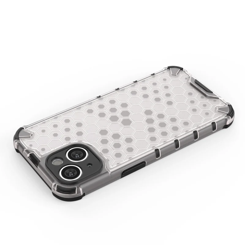 Honeycomb etui iPhone 14 pancerny hybrydowy pokrowiec czarne - obrazek 9