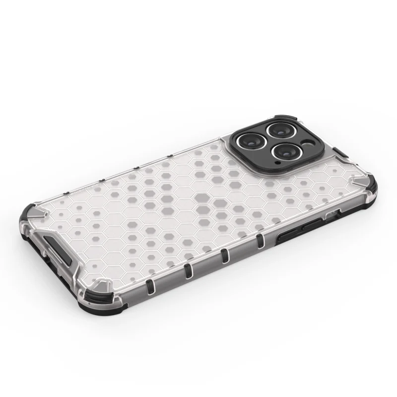 Honeycomb etui iPhone 14 Pro pancerny hybrydowy pokrowiec czarne - obrazek 11