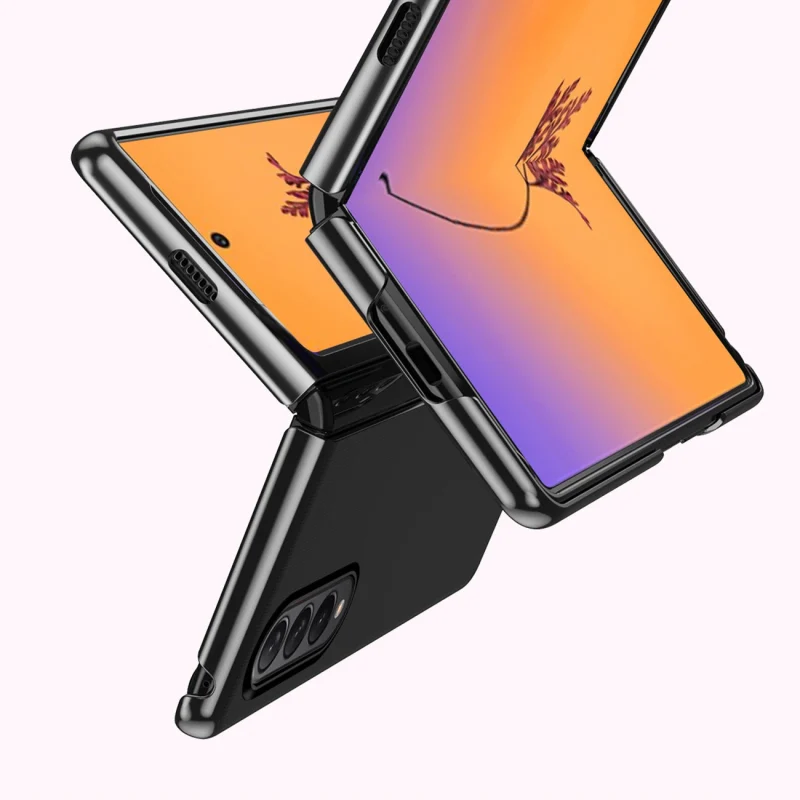 Plating Case etui Samsung Galaxy Z Fold 4 pokrowiec z metaliczną ramką różowe - obrazek 6