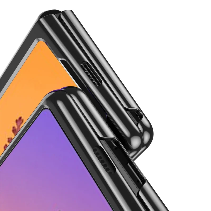 Plating Case etui Samsung Galaxy Z Fold 4 pokrowiec z metaliczną ramką różowe - obrazek 7