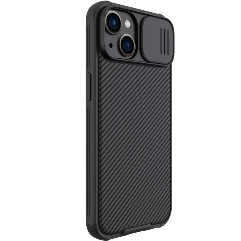 Nillkin CamShield Pro Case etui iPhone 14 / iPhone 13 pancerny pokrowiec osłona na aparat kamerę czarny - obrazek 3