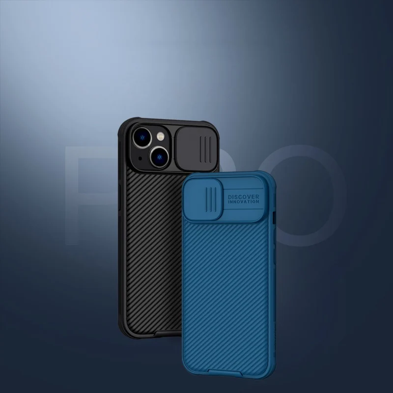 Nillkin CamShield Pro Case etui iPhone 14 / iPhone 13 pancerny pokrowiec osłona na aparat kamerę czarny - obrazek 8