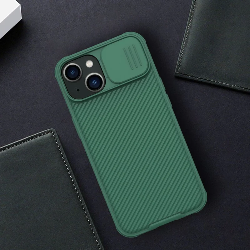 Nillkin CamShield Pro Case etui iPhone 14 pancerny pokrowiec osłona na aparat kamerę niebieski - obrazek 16