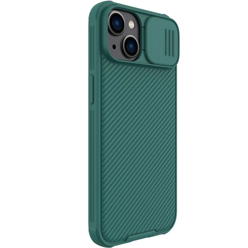 Nillkin CamShield Pro Case etui iPhone 14 Plus pancerny pokrowiec osłona na aparat kamerę zielony - obrazek 3