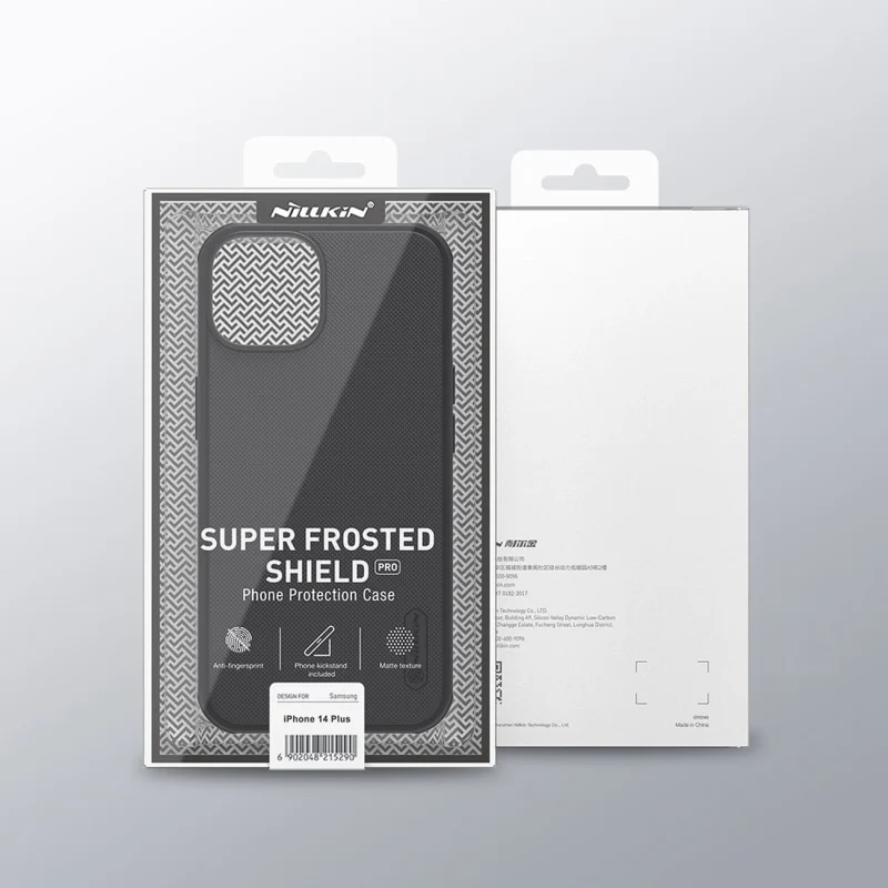 Nillkin Super Frosted Shield Pro etui iPhone 14 Plus pokrowiec na tył plecki niebieski - obrazek 5