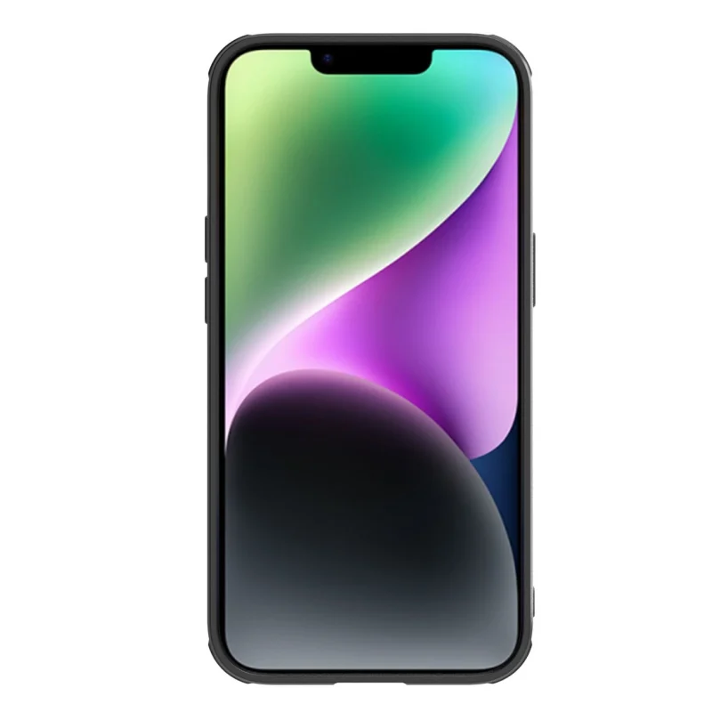 Nillkin Synthetic Fiber S Case etui iPhone 14 z osłoną na aparat czarny - obrazek 2