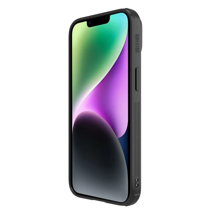 Nillkin Synthetic Fiber S Case etui iPhone 14 z osłoną na aparat czarny - obrazek 6