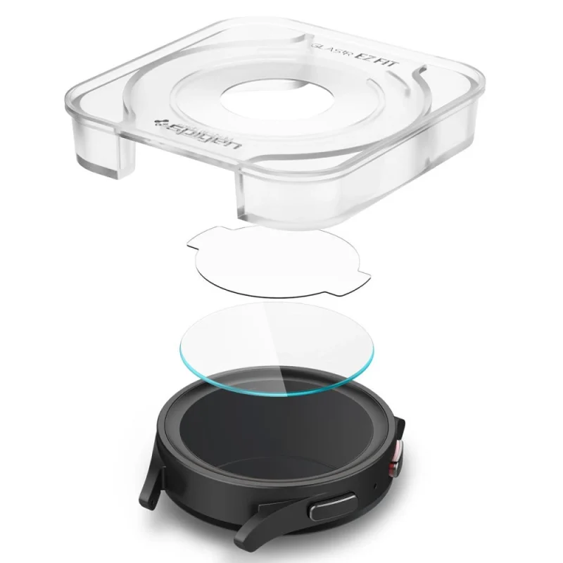 Szkło hartowane Spigen Glas.tR EZ Fit na Samsung Galaxy Watch 5 Pro (45 mm) - 2 szt. - obrazek 4