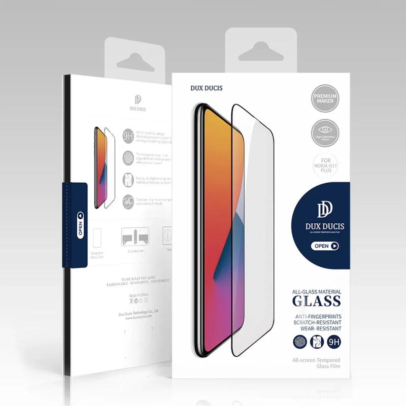 Dux Ducis 10D Tempered Glass szkło hartowane Nokia G11 Plus 9H z czarną ramką - obrazek 6