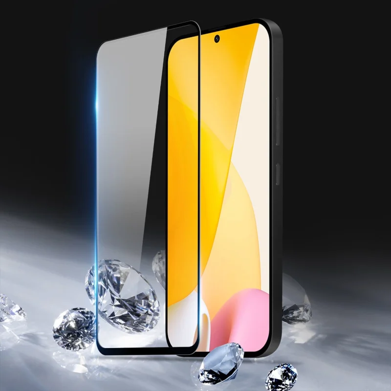 Dux Ducis 9D Tempered Glass szkło hartowane Xiaomi 12 Lite 9H z czarną ramką - obrazek 6