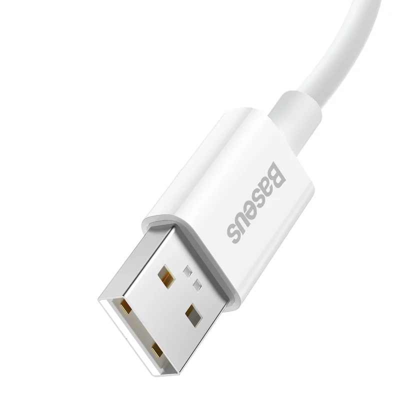 Baseus Superior Series kabel SUPERVOOC USB-A do USB-C 65W 1m biały - obrazek 3