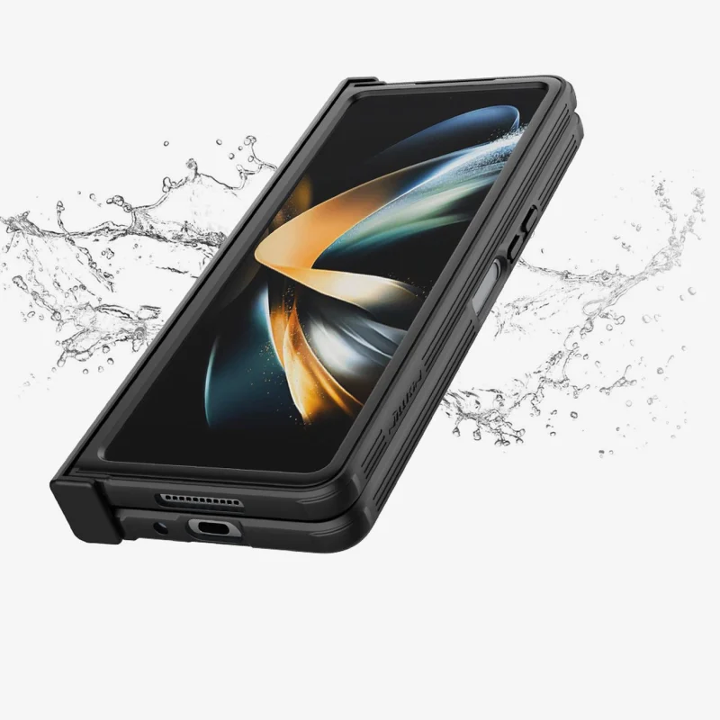 Nillkin CamShield Pro Case (simple) etui Samsung Galaxy Z Fold 4 pokrowiec z osłoną na aparat niebieskie - obrazek 14