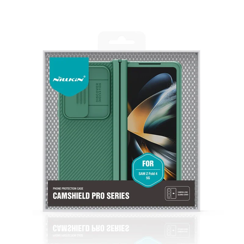 Nillkin CamShield Pro Case (simple) etui Samsung Galaxy Z Fold 4 pokrowiec z osłoną na aparat niebieskie - obrazek 5