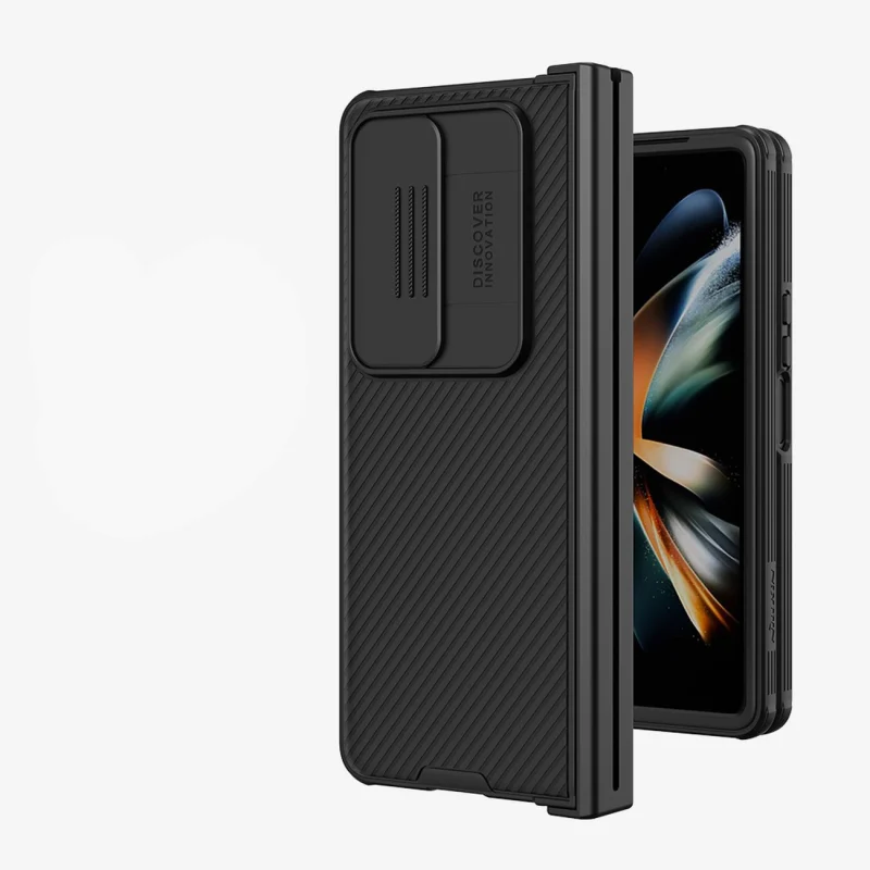 Nillkin CamShield Pro Case (simple) etui Samsung Galaxy Z Fold 4 pokrowiec z osłoną na aparat niebieskie - obrazek 8