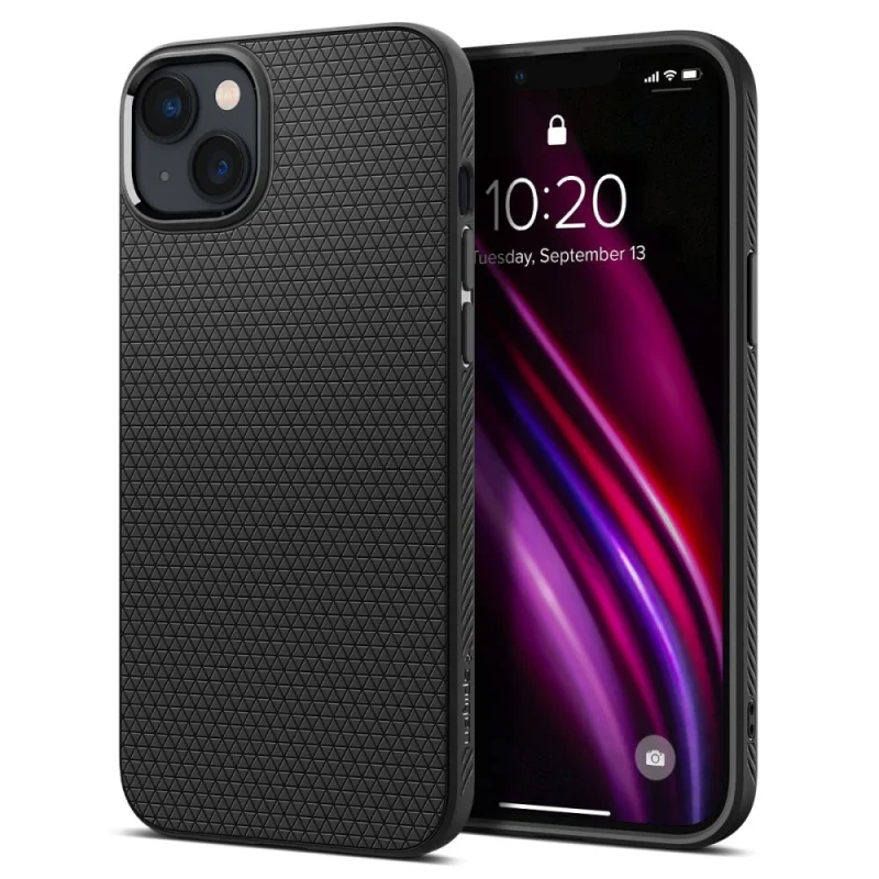 Etui Spigen Liquid Air na iPhone 14 - czarny mat