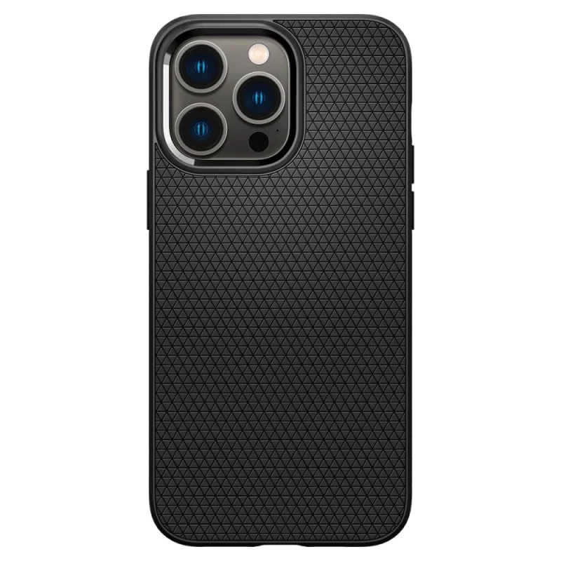 Etui Spigen Liquid Air na iPhone 14 Pro - czarny mat - obrazek 3