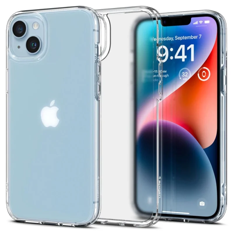 Etui Spigen Ultra Hybrid na iPhone 14 - przezroczyste matowe