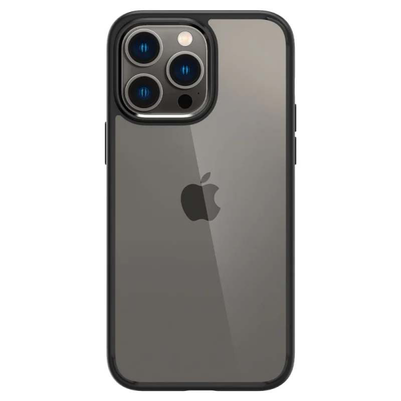 Etui Spigen Ultra Hybrid na iPhone 14 Pro - czarny mat - obrazek 2