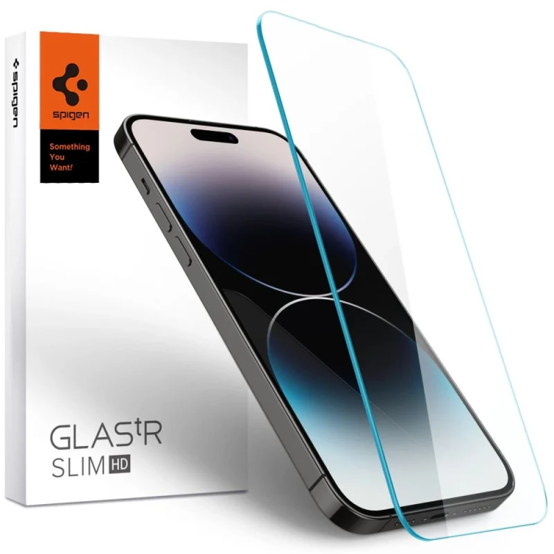 Szkło hartowane Spigen Glas.tR Slim na iPhone 14 Pro Max