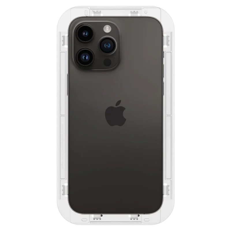 Szkło hartowane Spigen Glas.tR EZ Fit na iPhone 14 Pro Max - 2 szt. - obrazek 8